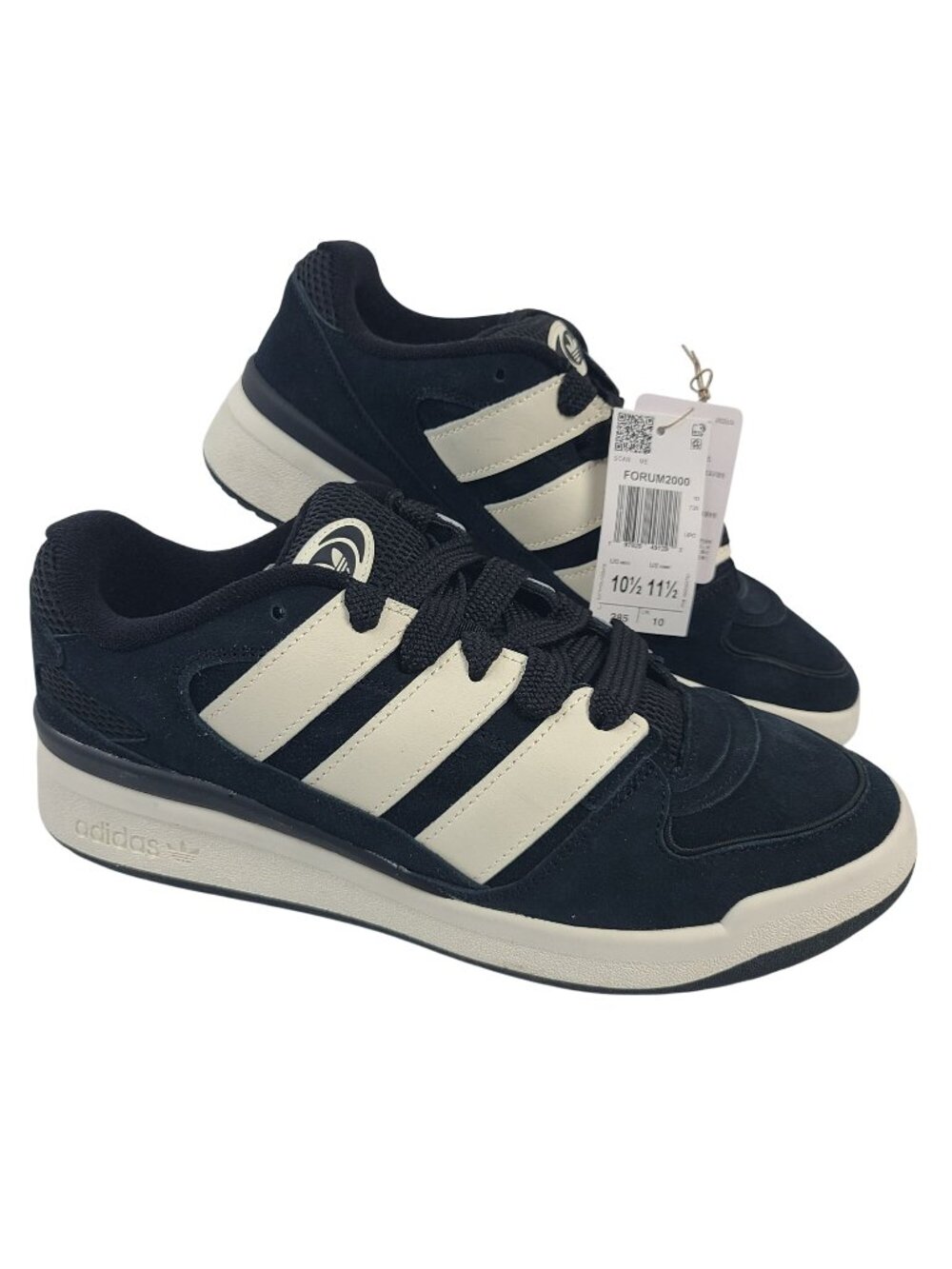 NEW Adidas Forum 2000 Men's Sneakers Black & White Size 10.5